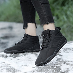 Women's Waterproof Fleece Warm Snow Shoes Lightweight Walking Shoes