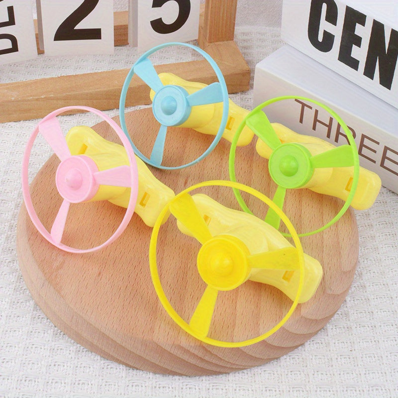 10pcs Colorful Saucer Toys for Kids with Sprinkler and Spinners