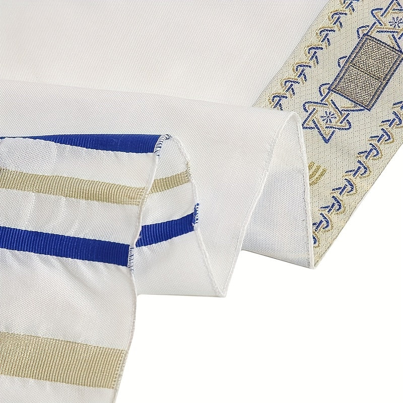Royal Large Poly Prayer Shawl Talit De Jewish Tallit