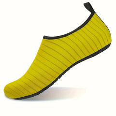 Quick Dry Slip On Elastic Barefoot Water Shoes Non Slip Lightweight Comfortable