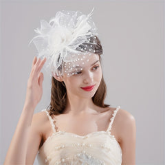 Flower Head Piece Duck Billed Clip Bridal Hair Accessories