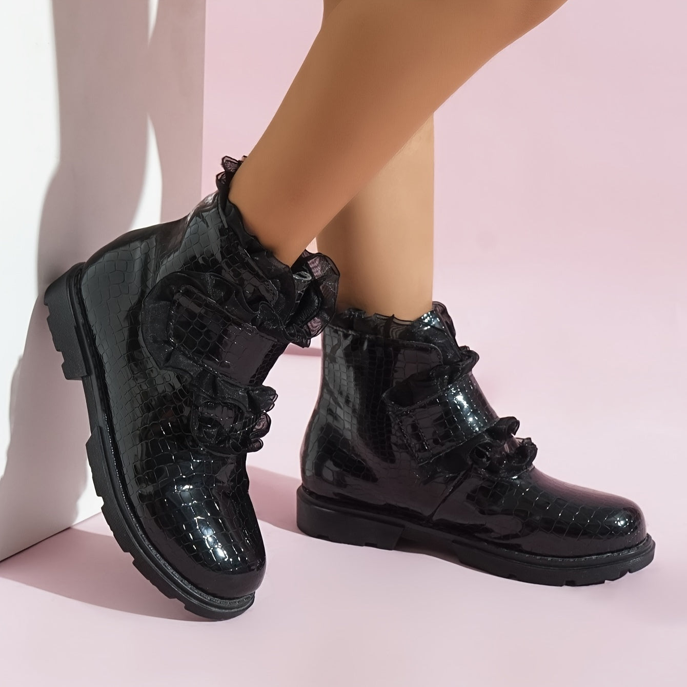 Girls Lightweight Non Slip Boots for Indoor Outdoor Travel