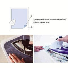 5yards Fusible Drawing Backing For Embroidery Sewing Accessories