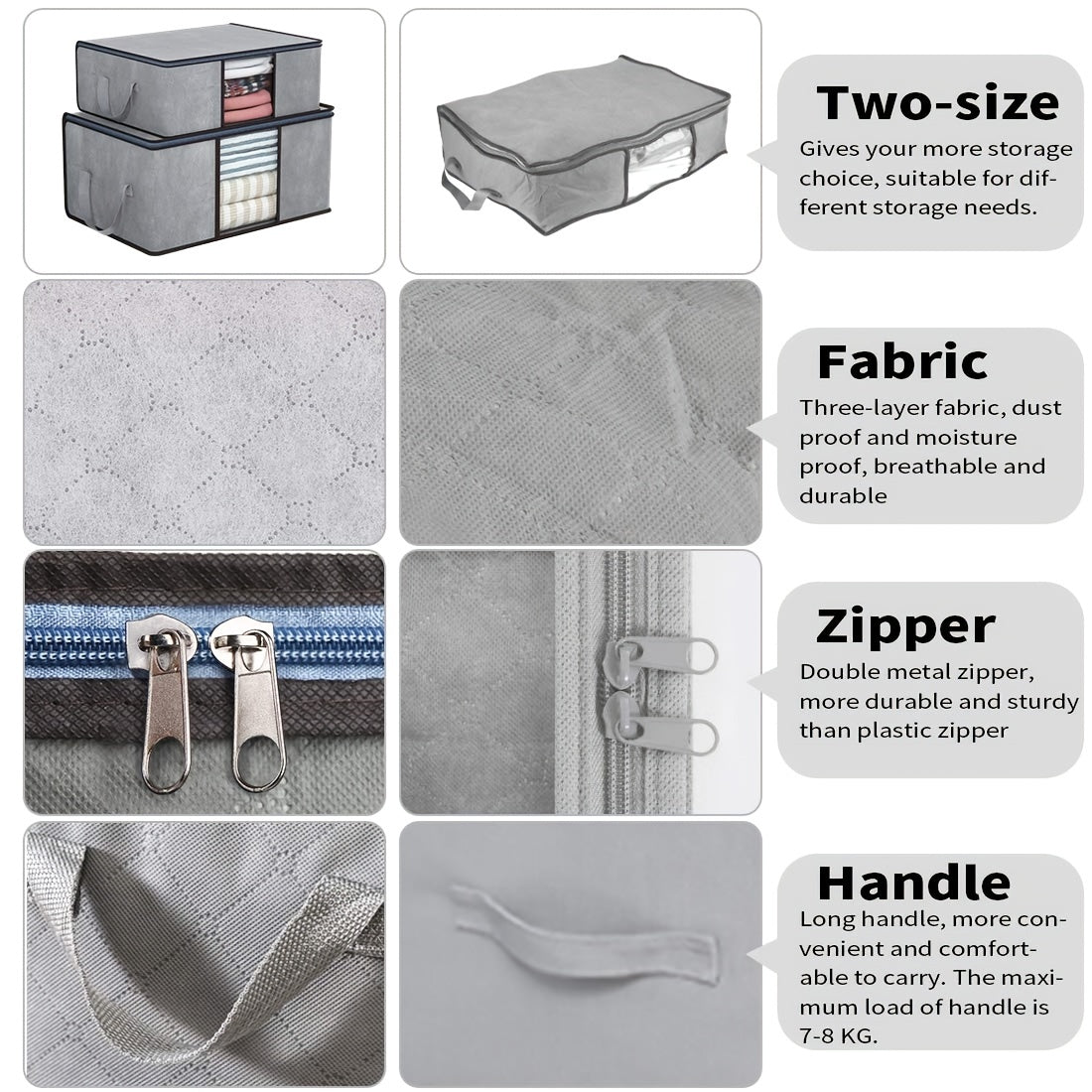 Quilt Bag Can Put Quilts Clothes Bedside Storage Bag Home Storage