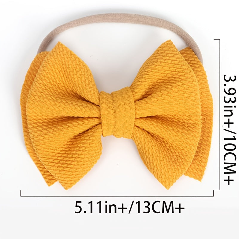 Bow Elastic Headbands for Baby Toddler Girls