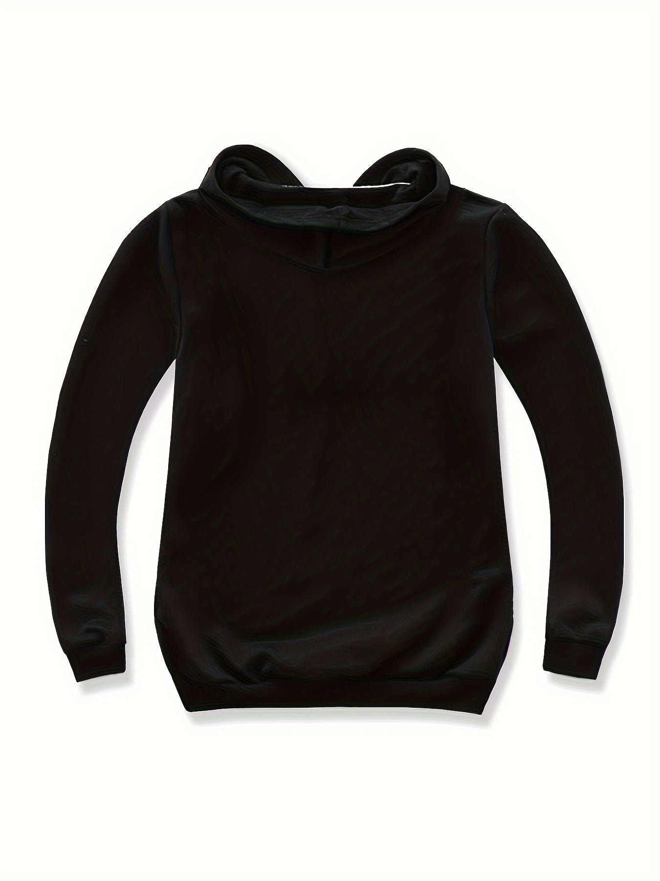 Girl Lantern Print Cotton Hoodie Casual Top