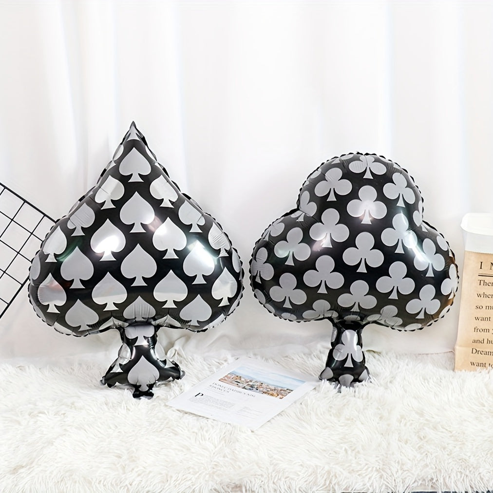 Poker Card Cube Aluminum Film Balloon for Birthday Party Decoration
