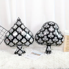 Poker Card Cube Aluminum Film Balloon for Birthday Party Decoration