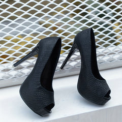 Women's High Stiletto Heel Platform Pumps