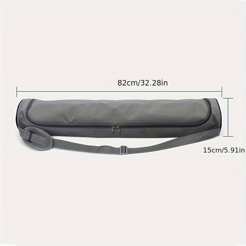 Yoga Mat Storage Bag with Zipper, Shoulder Strap & Handle
