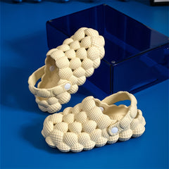 Girl's Ultra Soft Massage Bubble Slides Relaxable Non Slip Spa Slippers