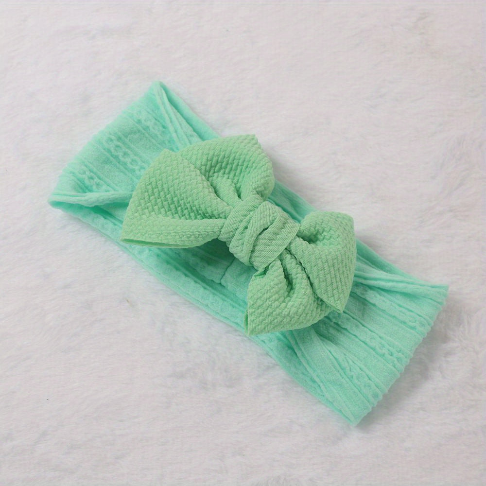 Baby Girls Nylon Bowknot Headband Hair Accessories