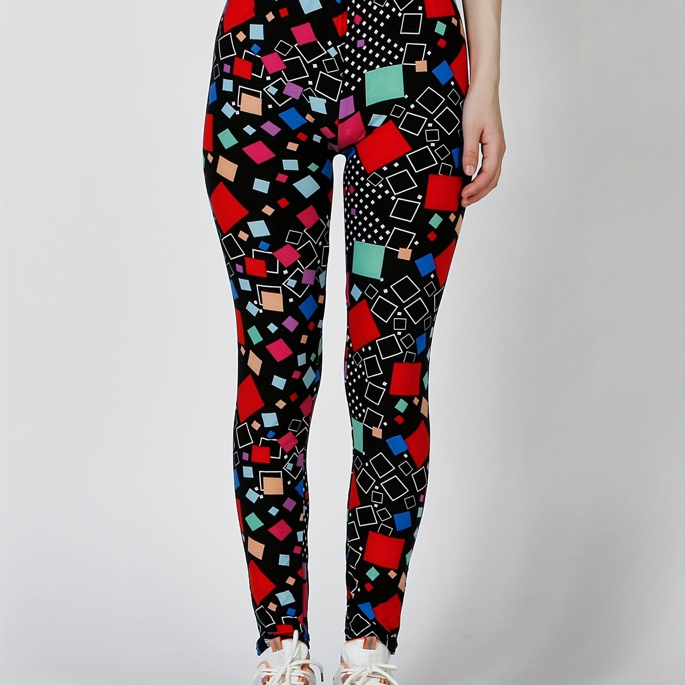 Geo Print Skinny Leggings Every Stretchy Leggings Women's