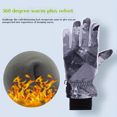 Kids' Winter Skiing Gloves - Warm & Windproof for Outdoor Sports