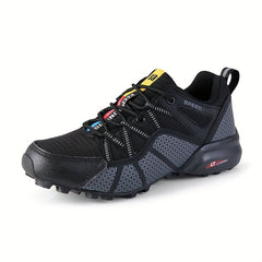 Men's Lace Up Hiking Shoes, Durable & Breathable, Anti-Skid for Camping