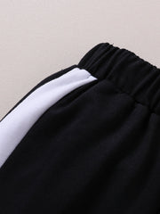 Girls Colorblock Sweatshirt Pants Set