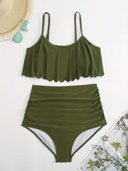 High Waist Bikini Set Women's Plus Swimsuit Set