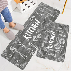 Anti Fatigue Kitchen Mat Absorbent Bath Mat & Entrance Doormat
