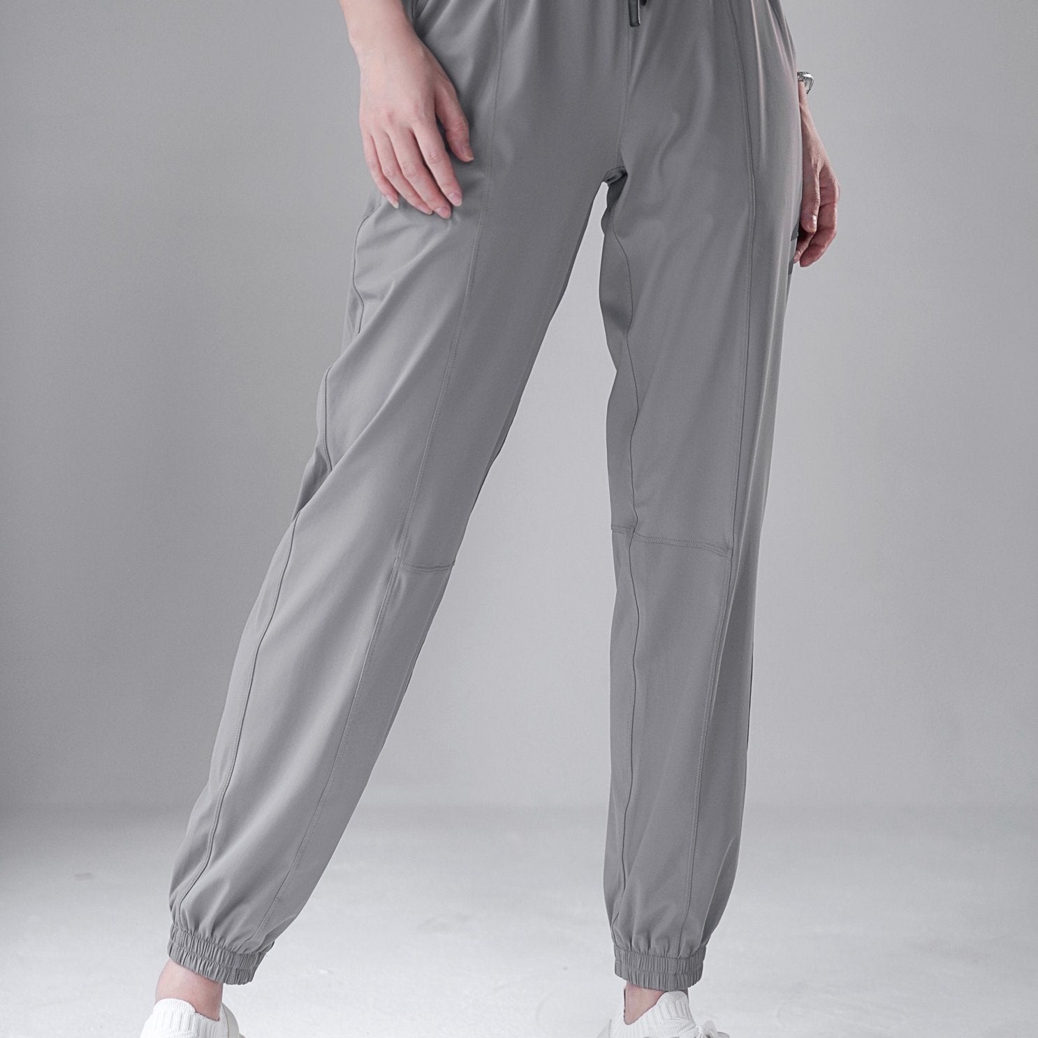 Women's High Waisted Sweat Pants Solid Jogger Yoga Pants