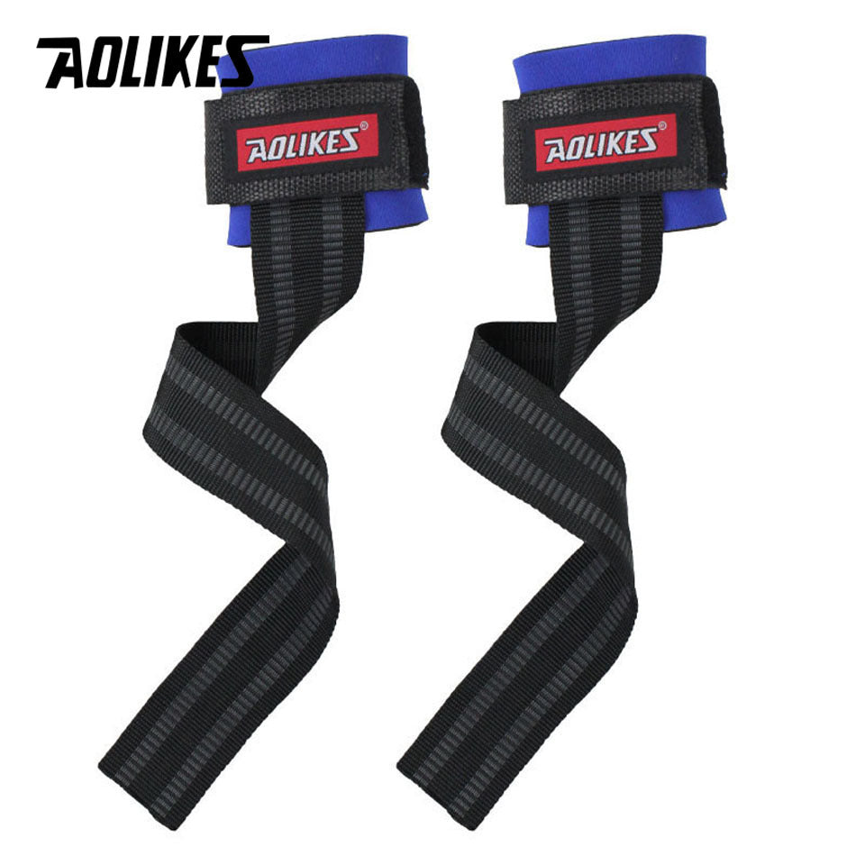 Aolikes Weight Lifting Straps - Anti Slip Grip - Padded Wrist Support