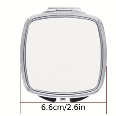 12pcs Sublimation Blank Mirror with Aluminium Plate & Glue