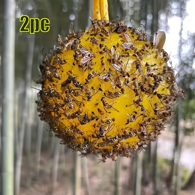 2pcs Fly Catching Ball Keep Flies & Mosquitoes Away