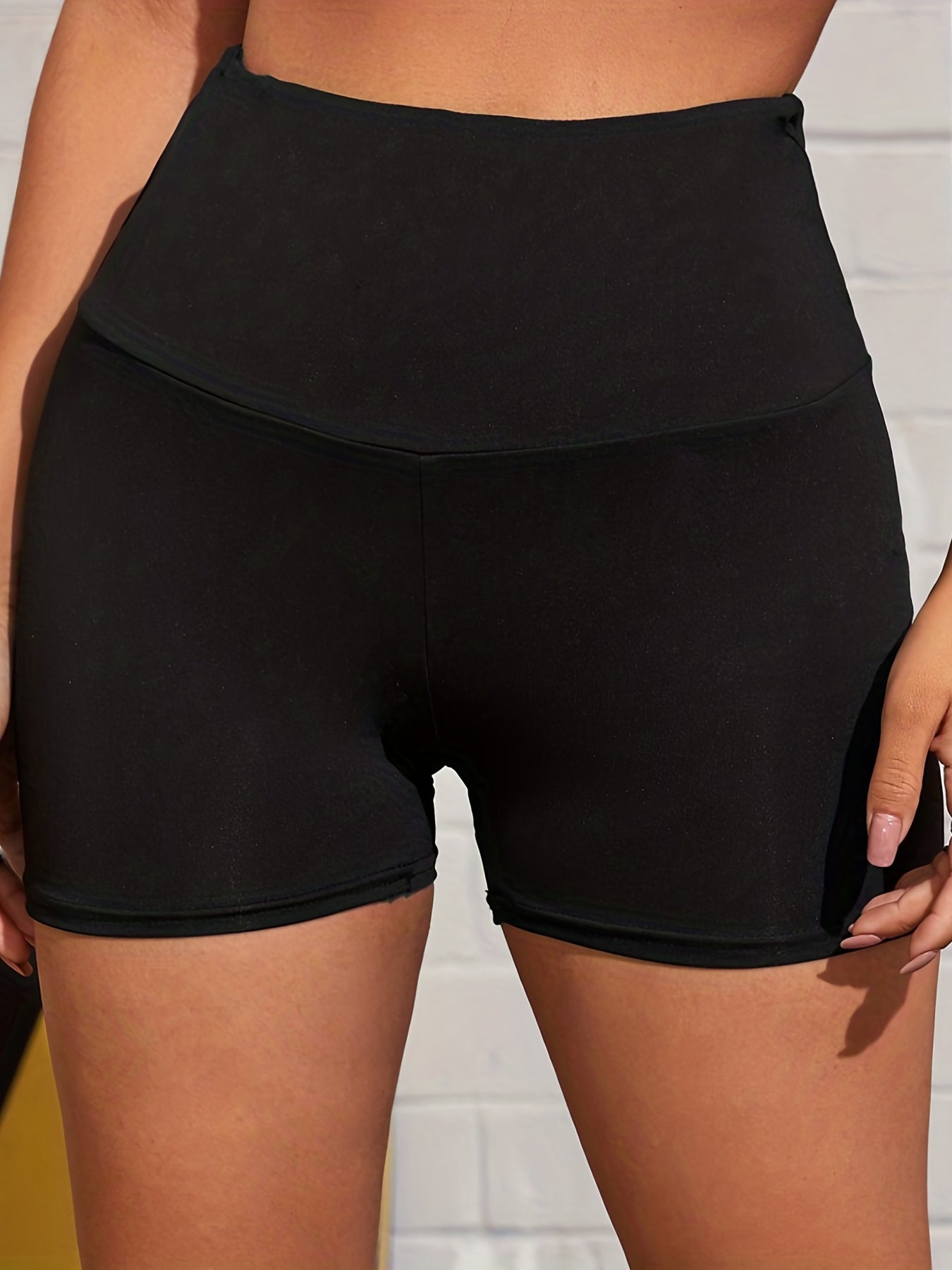 High Waist Skinny Leggings with Frill Detail