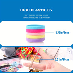 400pcs Baby Girls Hair Ties Elastic Hair Bands Hair Accessories