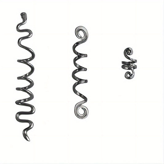 3pcs Golden Braid Snake Hair Accessories Girls Dress Up Props