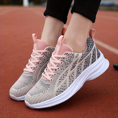 Women's Textured Running Shoes Lightweight Casual Sneakers