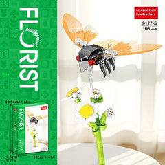 Flower Art Master Insect Flower Branch Eternal Flower Ornament Building Block