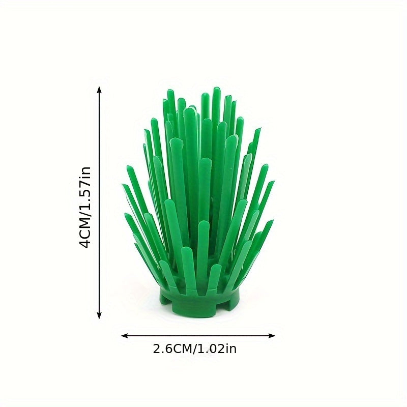 Small Building Blocks Plant Shrub Grass Flower Succulent MOC Toy