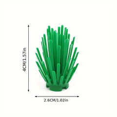 Small Building Blocks Plant Shrub Grass Flower Succulent MOC Toy