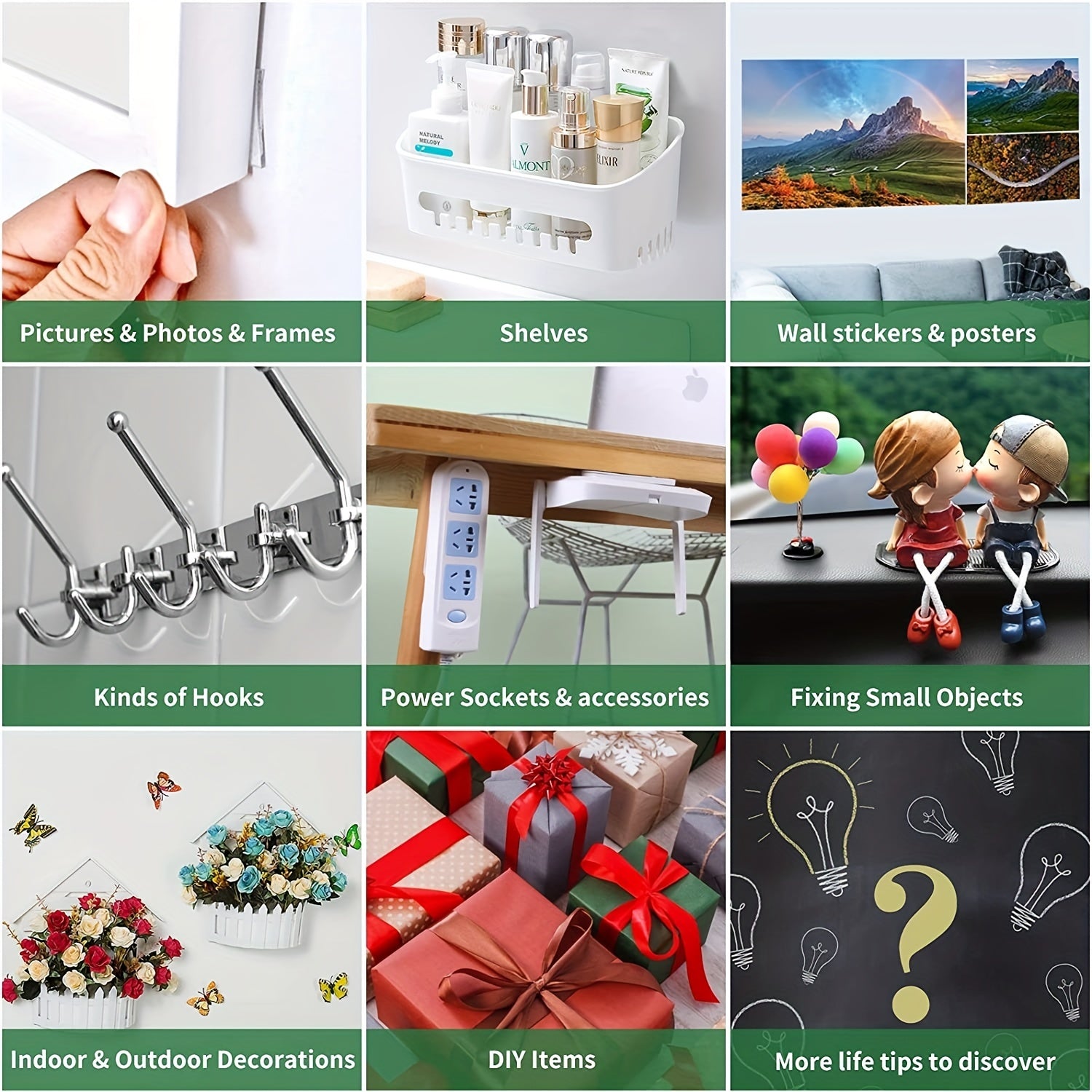 Heavy Duty Extra Large Nano Double Sided Tape for Picture Hanging