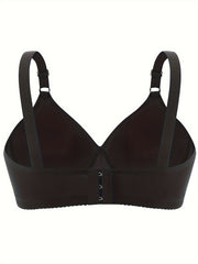 Plus Size Wireless Guipure Lace Padded Bra
