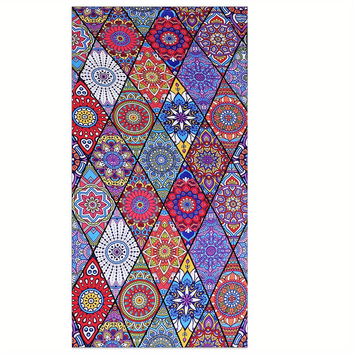 XL Printed Quick Dry Lightweight Towel for Travel Camping Fitness Swimming