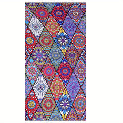 XL Printed Quick Dry Lightweight Towel for Travel Camping Fitness Swimming