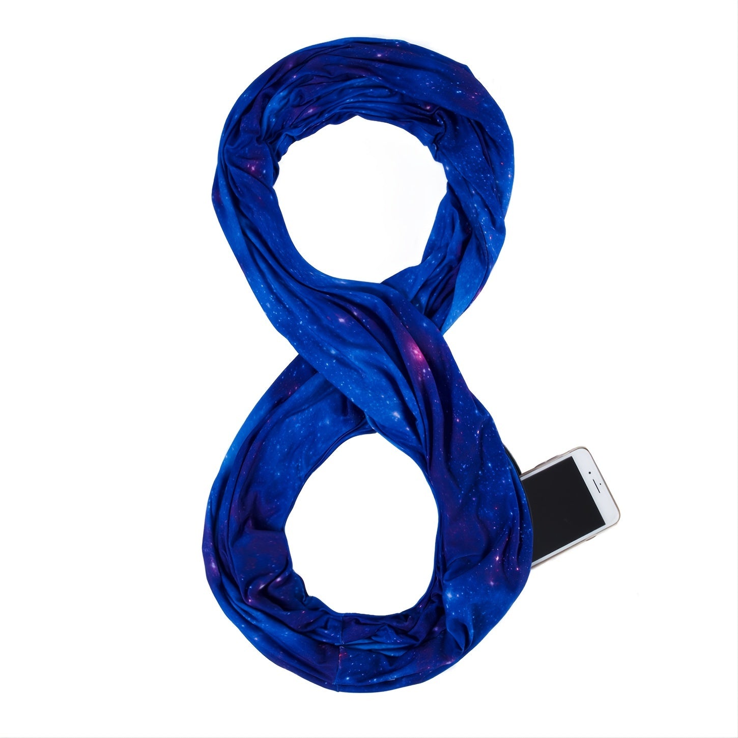 Soft Multicolor Infinity Scarf Light Weight Solid Colors Infinity Scarf