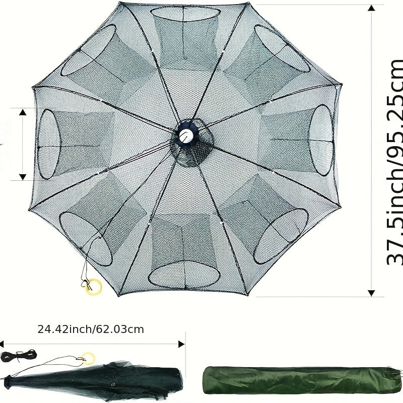 Foldable Fishing Net Fishing Cage For Crab Minnow Crayfish