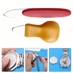 2pcs Watch Case Opener Stainless Steel Back Cover Remover Tool
