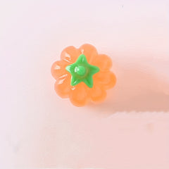 3D Pumpkin DIY Accessories Machine Shell Earrings Nail Stickers