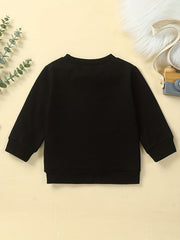 Baby Halloween WITCH Print Sweatshirt Long Sleeve Pullover Top