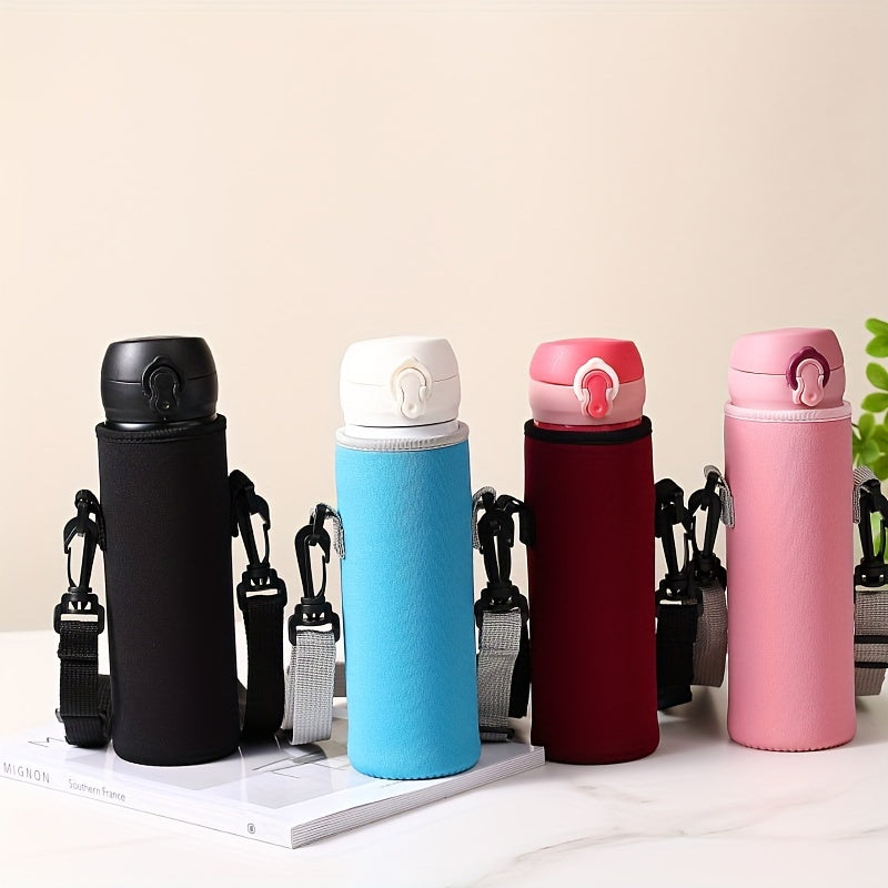 Insulated Cup Cover With Shoulder Strap for Outdoor Camping