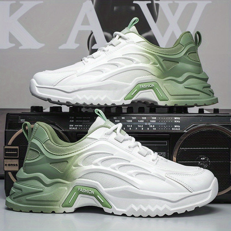 Men's Chunky Lace-up Sneakers Athletic Dad Shoes