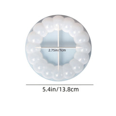 Silicone Bubble Tray Resin Mold Coaster Candle Holder DIY Resin Art