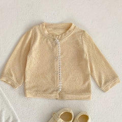 Baby Girls Casual Long Sleeve Cardigan