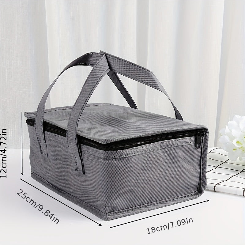 Foldable Insulated Lunch Bag Reusable Cooler Lunch Box Waterproof Bento Bag