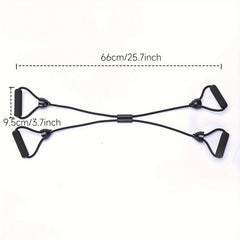 Yoga Stretching Strap 4 Handles Multifunctional Fitness Puller
