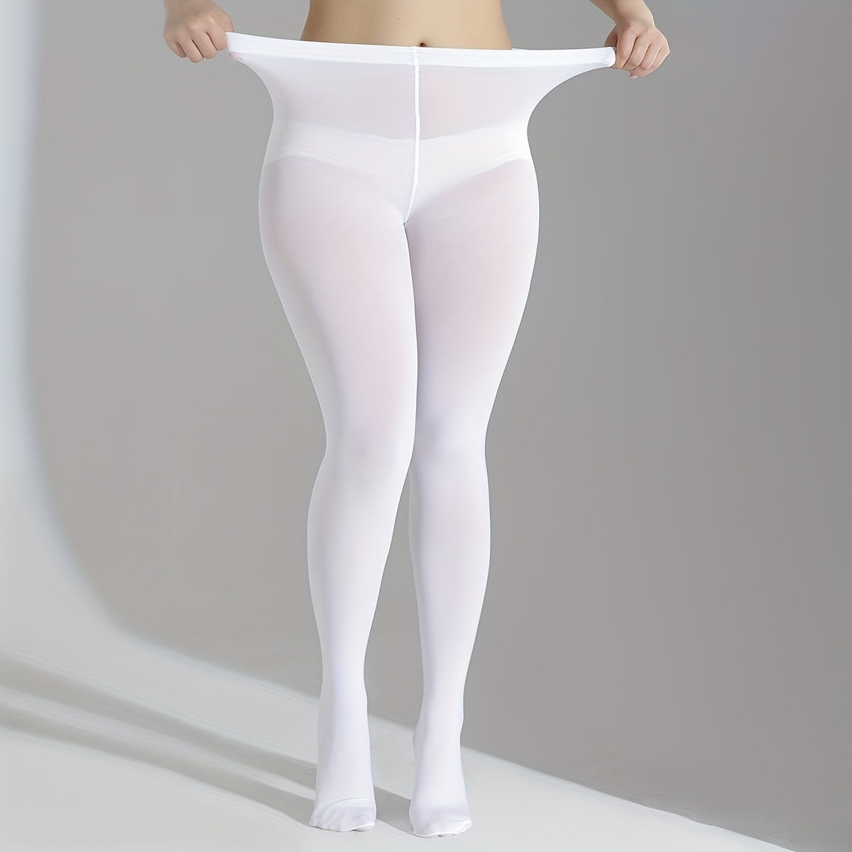 High Rise Soft Comfort Pantyhose Women's Stretchy Stockings