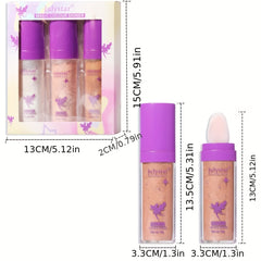 3 Pack Bronze Powder Glitter Body Shimmer Waterproof Makeup